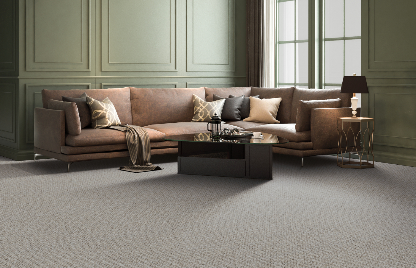 carpet in living room